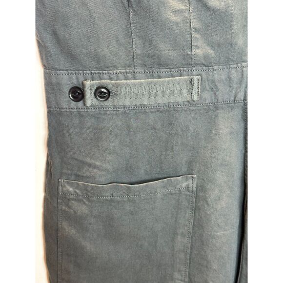 Outer Known Women's Size S Storm Sea Jumpsuit Button Front EUC - Picture 11 of 13